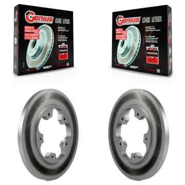 Rear Coated Disc Brake Rotors Pair For Ford Transit-250 Transit-150 Transit-350 HD KG-100459