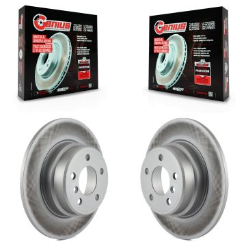 Rear Coated Disc Brake Rotors Pair For BMW X5 KG-100513