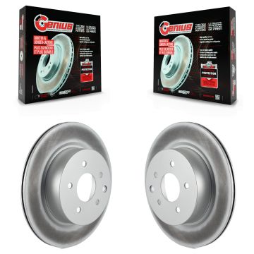 Rear Coat Brake Rotor Pair For INFINITI Nissan Maxima G37 QX50 EX35 370Z G35 350Z M35 EX37 KG-100551