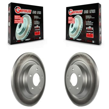 Rear Coated Disc Brake Rotors Pair For Mazda 5 KG-100575