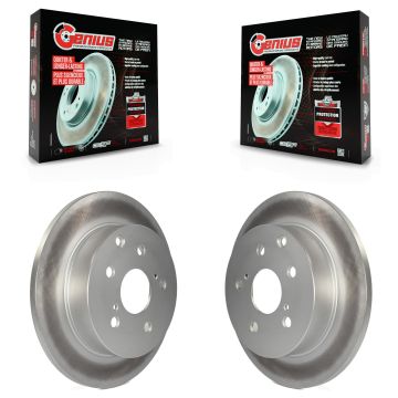Rear Coated Disc Brake Rotors Pair For Toyota RAV4 Lexus HS250h KG-100578