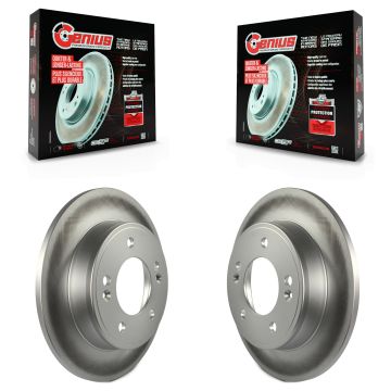Rear Coat Brake Rotors Pair For Hyundai Elantra Kia Kona Forte Soul GT Seltos Venue Forte5 KG-100646