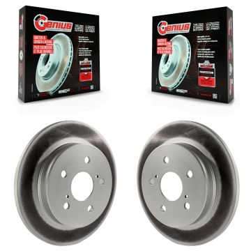 Rear Coat Disc Brake Rotor Pair For Toyota RAV4 Camry Lexus Corolla Cross C-HR NX300 Venza KG-100674