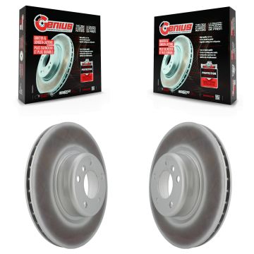 Rear Coat Brake Rotors Pair For BMW 320i xDrive 230i 228i 328i M240i M235i 428i Gran Coupe KG-100685