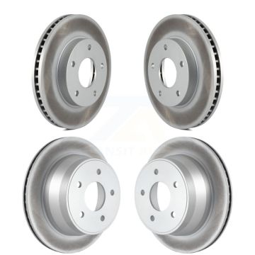 Front Rear Coated Brake Rotors Kit For Chevrolet GMC Blazer S10 Jimmy Sonoma Isuzu Hombre KG-100695