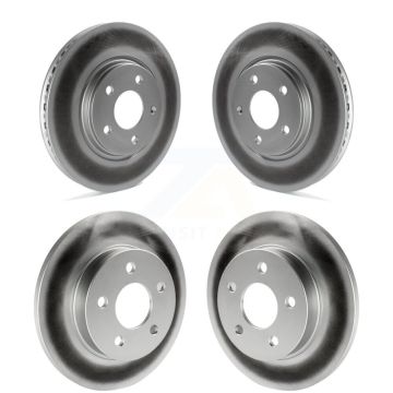 Front Rear Coated Brake Rotor Kit For Chevrolet Malibu Pontiac Cobalt G5 G6 Saturn Ion HHR KG-100712