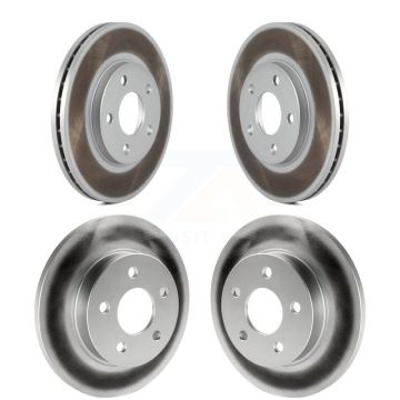 Front Rear Coated Disc Brake Rotors Kit For Chevrolet Malibu Pontiac G6 KG-100714