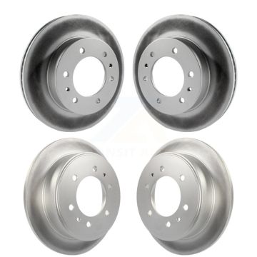 Front Rear Coated Disc Brake Rotors Kit For Hummer H3 H3T KG-100723