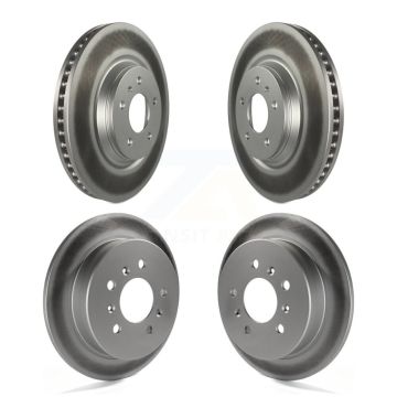 Front Rear Coated Disc Brake Rotors Kit For Buick LaCrosse Allure KG-100727