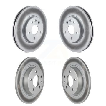 Front Rear Coated Brake Rotors Kit For 2013 Chevrolet Cruze With 292mm Diameter Rotor KG-100744