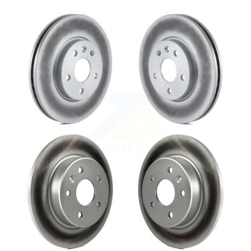 Front Rear Coated Disc Brake Rotors Kit For Chevrolet Cruze Bolt EV EUV Volt KG-100745