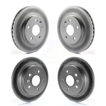 Front Rear Coated Disc Brake Rotors Kit For Chevrolet Malibu Limited KG-100746