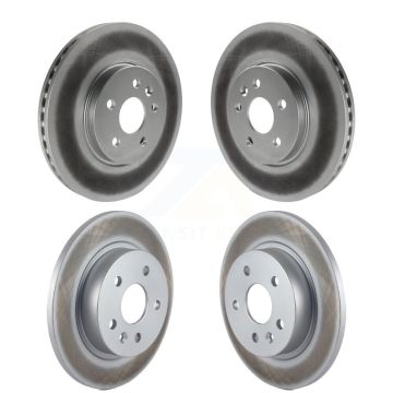 Front Rear Coated Disc Brake Rotors Kit For Chevrolet Buick Encore Trax Sonic KG-100752