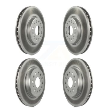 Front Rear Coated Brake Rotors Kit For Chevrolet Traverse GMC Acadia Blazer Buick Enclave KG-100756