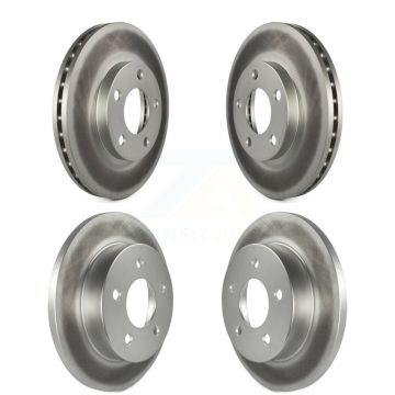 Front Rear Coated Disc Brake Rotors Kit For Ford Mustang KG-100757