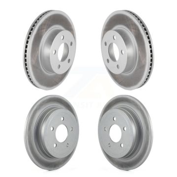 Front Rear Coated Disc Brake Rotors Kit For Ford Explorer Sport Trac 4WD KG-100766