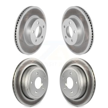 Front Rear Coated Disc Brake Rotors Kit For Ford Ranger Mazda B4000 KG-100767