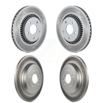Front Rear Coated Brake Rotors Kit For Ford Five Hundred Freestyle Taurus X Mercury Sable KG-100777