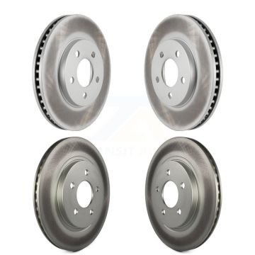 Front Rear Coated Disc Brake Rotors Kit For 2005-2010 Ford Mustang Base KG-100780
