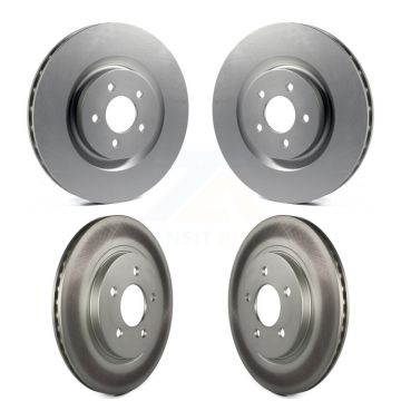 Front Rear Coated Disc Brake Rotors Kit For Ford Mustang KG-100785