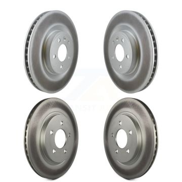 Front Rear Coated Disc Brake Rotors Kit For Ford Mustang KG-100799