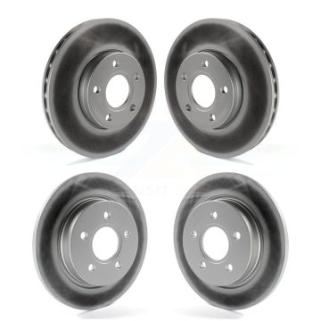 Front Rear Coated Disc Brake Rotors Kit For Ford Focus KG-100801