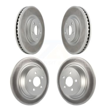 Front Rear Coat Brake Rotors Kit For Ford Edge Lincoln Continental Police Responder Hybrid KG-100813