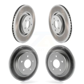 Front Rear Coat Disc Brake Rotor Kit For 2013-2018 Ford Focus ST With 335mm Diameter KG-100814
