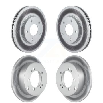 Front Rear Coat Disc Brake Rotor Kit For Chrysler Sebring Mitsubishi Lancer Eclipse Galant KG-100821