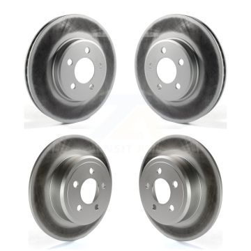 Front Rear Coated Disc Brake Rotors Kit For Dodge Charger Chrysler 300 Challenger Magnum KG-100832