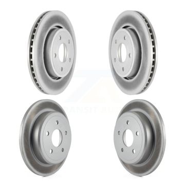 Front Rear Coated Disc Brake Rotors Kit For Jeep Grand Cherokee Commander KG-100836