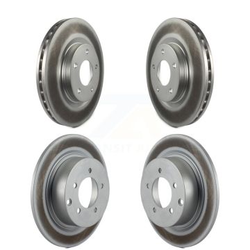 Front Rear Coat Brake Rotor Kit For Jeep Mitsubishi Patriot Lancer Compass Outlander Dodge KG-100841