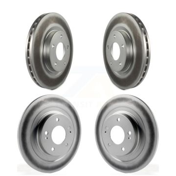 Front Rear Coated Disc Brake Rotors Kit For Mitsubishi RVR Outlander Eclipse Cross Sport KG-100843