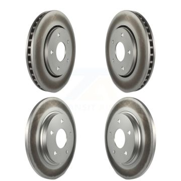 Front Rear Coated Brake Rotors Kit For Dodge Grand Caravan Journey Chrysler Town & Country KG-100848