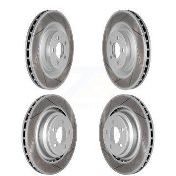 Front Rear Coated Disc Brake Rotors Kit For Dodge Charger Chrysler 300 Challenger Magnum KG-100850