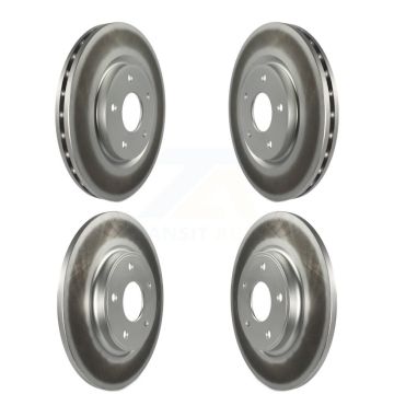 Front Rear Coated Brake Rotors Kit For Dodge Grand Caravan Journey Chrysler Town & Country KG-100856