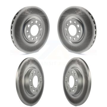 Front Rear Coat Brake Rotor Kit For 2015-2017 Chrysler 200 With 305mm Diameter KG-100859