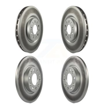Front Rear Coated Disc Brake Rotors Kit For Jeep Cherokee Chrysler 200 KG-100861