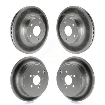 Front Rear Coated Disc Brake Rotors Kit For Subaru Impreza KG-100878