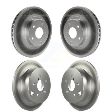 Front Rear Coated Disc Brake Rotors Kit For Subaru Impreza KG-100879