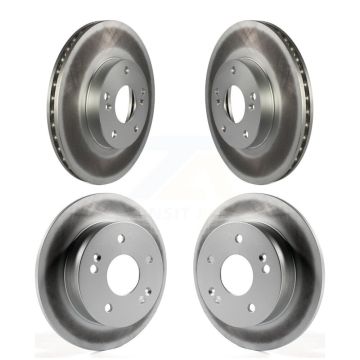 Front Rear Coated Disc Brake Rotors Kit For 1998-2002 Honda Accord 3.0L KG-100881