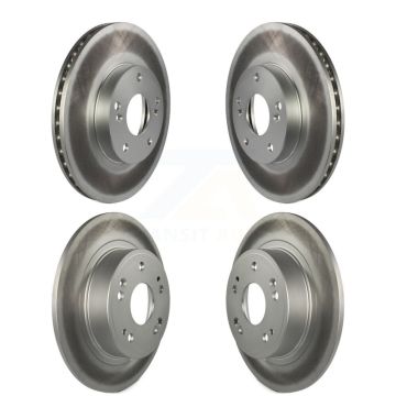 Front Rear Coated Disc Brake Rotors Kit For Honda Accord KG-100885