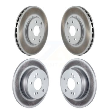 Front Rear Coat Brake Rotors Kit For Chrysler Crossfire Mercedes-Benz SLK280 SLK320 SLK300 KG-100887