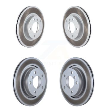 Front Rear Coated Disc Brake Rotors Kit For BMW 328i 328is With 294mm Diameter Rotor KG-100889