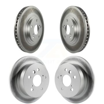 Front Rear Coated Disc Brake Rotors Kit For Toyota Camry Lexus ES330 KG-100898