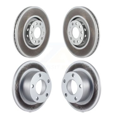 Front Rear Coat Disc Brake Rotor Kit For 2000-2004 Audi A6 With 312mm Diameter KG-100901