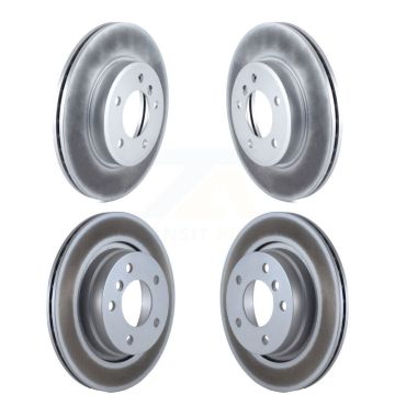 Front Rear Coated Disc Brake Rotors Kit For BMW 325i 325Ci 328i 323i 323Ci 328Ci KG-100904