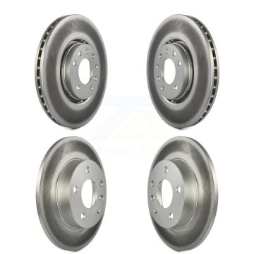 Front Rear Coated Disc Brake Rotors Kit For 2008-2009 Saturn Astra KG-100910