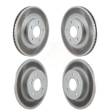 Front Rear Coated Disc Brake Rotors Kit For Nissan Maxima INFINITI I35 KG-100915