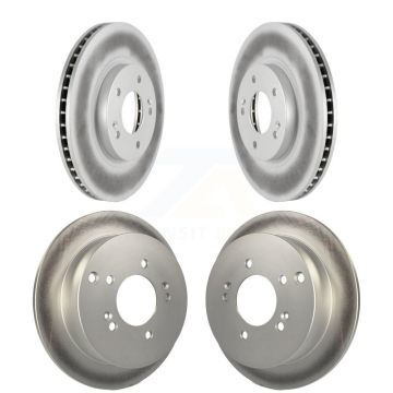 Front Rear Coat Brake Rotor Kit For 01-06 Hyundai Santa Fe With 294mm Diameter KG-100927